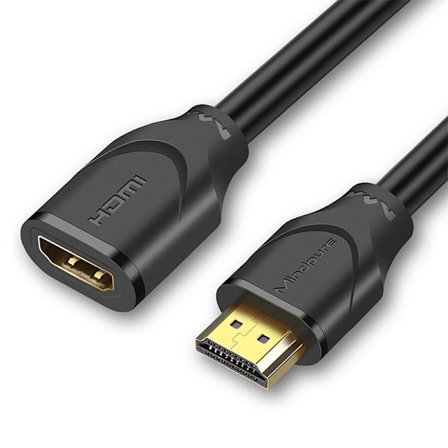 HDMI Förlängningskabel: 4K 60Hz HDMI Hane till Hona 2.0 Version Högupplöst Förlängningskabel för Dator och Skärm