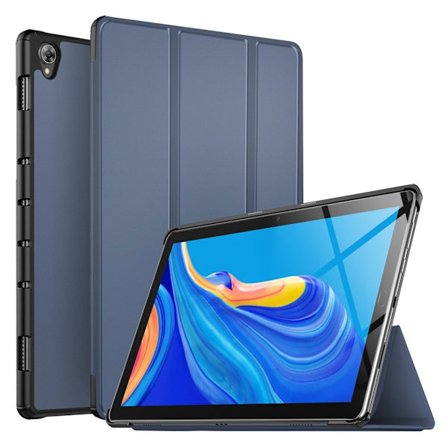 Huawei MediaPad M6 10.8 tre-folds læder etui - Babyblå