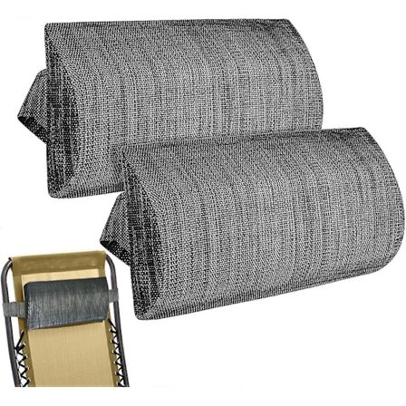 Nakkestøttepude til solstol Liggestol Hovedpude Dækstol Hovedpude Terrasse Loungestol Hovedpude Udendørs Strandstol Hovedpude P [DB]