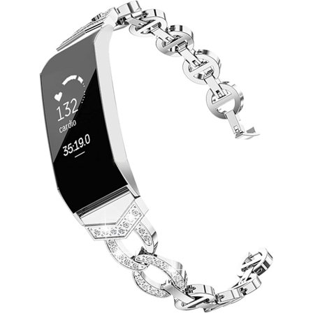 Kompatibel med Fitbit Charge 4 Armband/Charge 3 Armband för