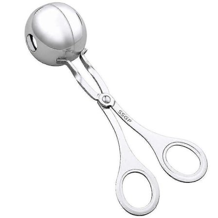 Köttbullsformare i 304 rostfritt stål, silverfärgad