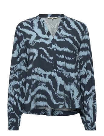 Sramora Blouse Bluse Langærmet Multi/mønstret Soft Rebels