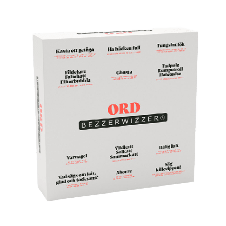 Bezzerwizzer Ord Spel Vit 27x27x7