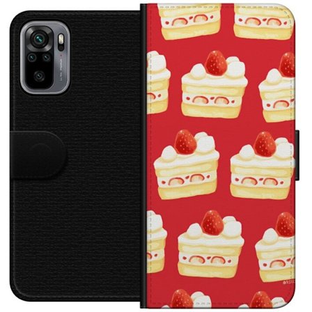 Plånboksfodral till Xiaomi Redmi Note 10S med Tårta