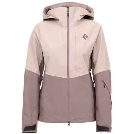 Black Diamond W's Recon Stretch Ski Shell Pale Mauve-Dark Mauve