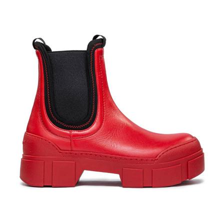 Vic Matié, Chelsea Boots Rood, Dames, Maat:40 EU,leather