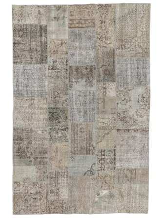 Vintage Patchwork Dywan 200X300 Wełna