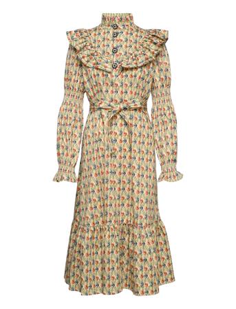 Becca Dress Patterned Notes Du Nord