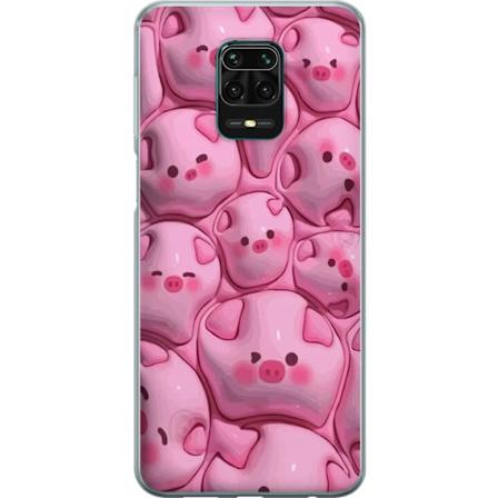 Xiaomi Redmi Note 9 Pro Gjennomsiktig deksel Boblende Griser