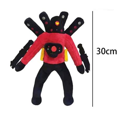 Skibidi Toalett Plysj 30 cm Anime Plysj Plysj Plysj Kosedyr Myk Morsom Plysj Barn Jul Bursdagsgaver Dukke champagne