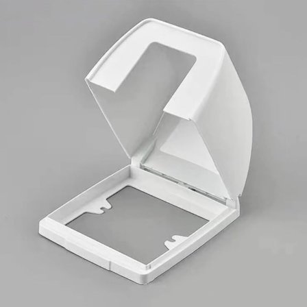 Afbryderbeskyttelsesdæksel Sokkel Vandtæt boks HVID