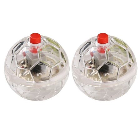 2 stk Motion Light Up Ball Pet Leke Blits Ball