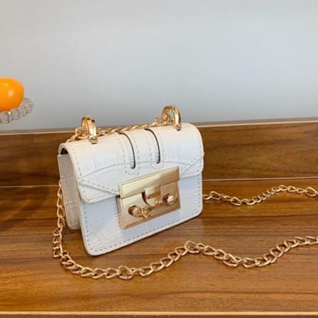 Mini Handväskor Axelväska VIT white