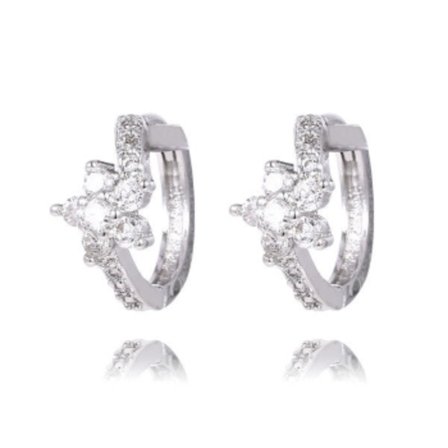 18K Guldfyllda Guld Filled gulddoublé Örhängen CZ