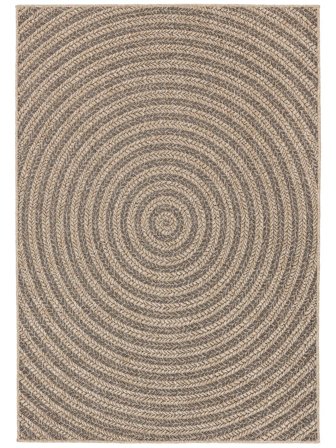 Jordan Indendørs-/Udendørstæppe Vaskbart 160X230 Brun