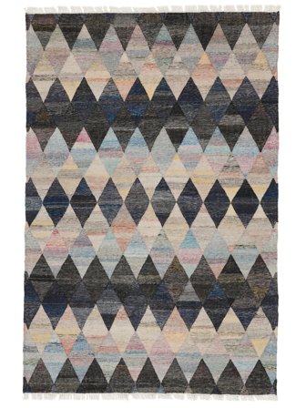 Calina Tapis D’intérieur/Extérieur Lavable 200X300 Bleu