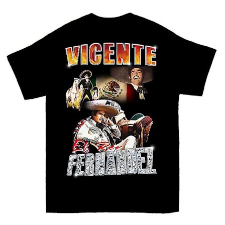 Vicente Fernandez Vintage 90-tals retro T-shirt