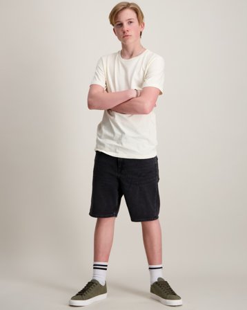 ONLY & SONS JUNIOR OSJEDGE WB 2789 PIM DNM SHORTS Kremfarget Shorts Gutt - Kids Brand Store