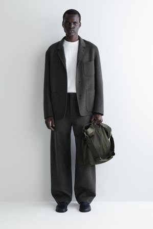 COS Men's Pursuit Messenger Bag in Green