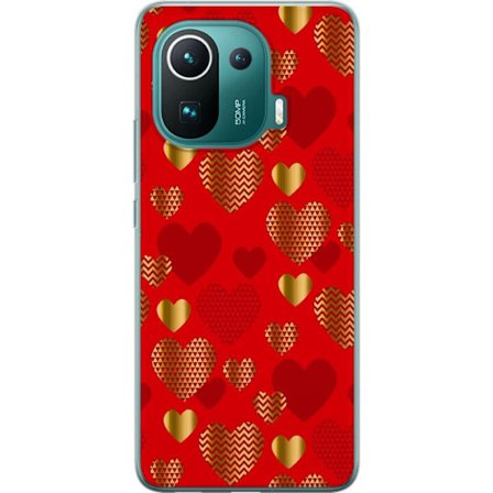 Kompatibel Mobilcover til Xiaomi Xiaomi Mi 11 Pro GoldenHearts