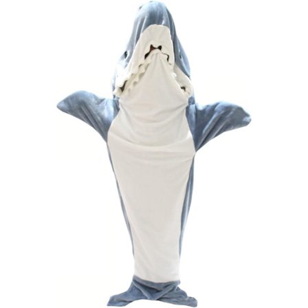 83 Inch hark Blanket Hoodie ovsäcksfilt Vuxen Cosplay .i