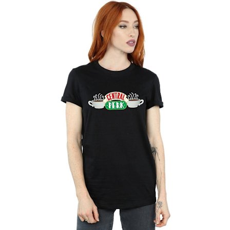 Friends Dam/Damer Central Perk Bomull Boyfriend T-shirt M B