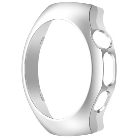 Beskyttende PC Halvdæksel Hollow Case Kompatibel med Huawei Watch 5 (42/46mm) Silver 46mm