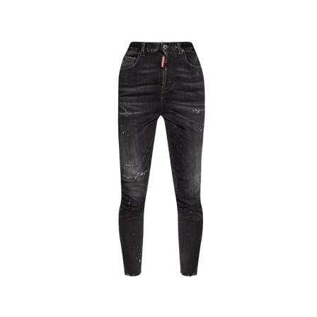 Dsquared2 Skinny Jeans , Zwart , Dames , Maat: S