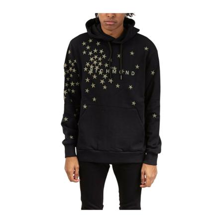 John Richmond Logo hoodie Sort, Herre