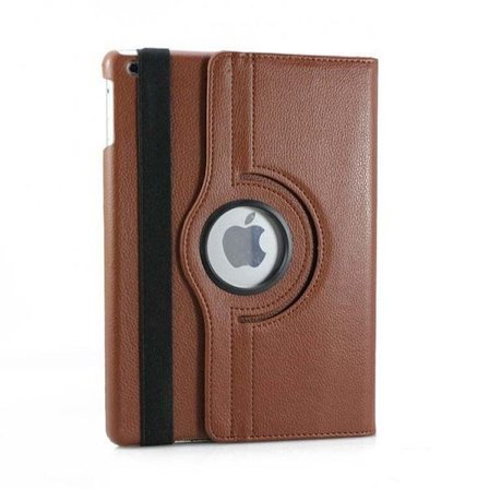 Fodral för iPad 11 A16 2025/10 2022 10.9 Brun Roterande Läder Litchi Textur