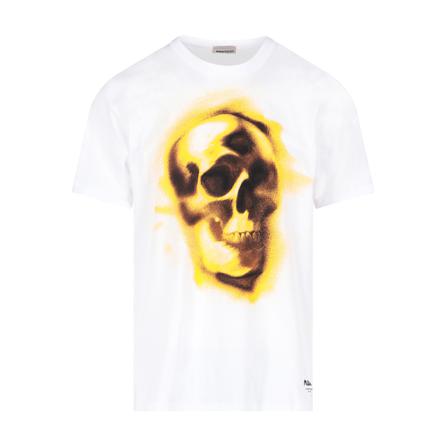 Alexander McQueen T-Shirts Hvid, Herre