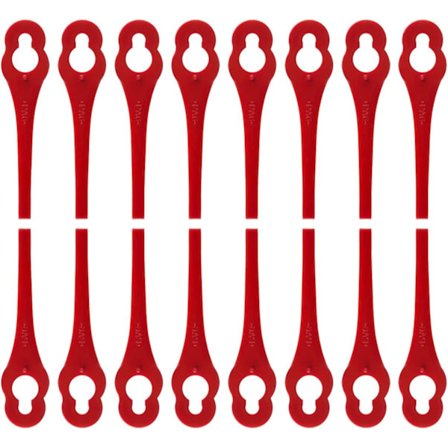 100 stk. reserveplastkniver til Lidl Florabest kantklipper - Lengde 8,3 cm