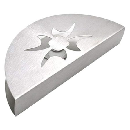 Luova paperilautasliinan pidike Ruostumaton teräs Lautasliinan pidike Säilytysteline Pöydän koristeluun