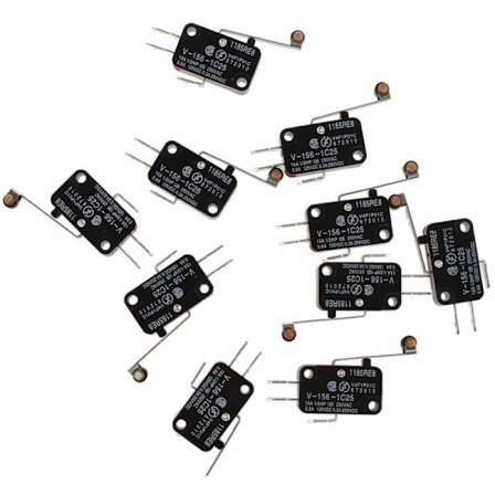 10 stk Mini Grensebryter Lang Hengsel Rullende Arm Snap Action LOT