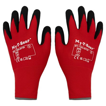 MY-T-GEAR Montagehandske nitril röd 10 - Lyreco - Skyddsutrustning - Skyddshandskar - Montagehandskar