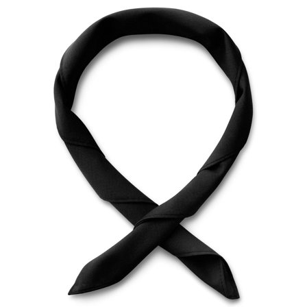Black Basic Neckerchief for Men - Neckerchiefs