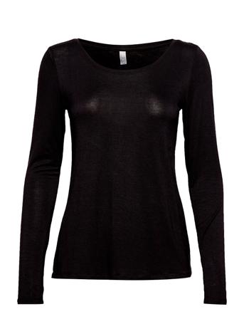 Cupoppy T-Shirt Ls. Langærmet T-shirt Sort Culture