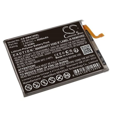 Batteri til SmartPhone, Mobil til Samsung Galaxy A16 5G, SM-A166B, SM-A166B/DS og andre.