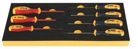 Ironside 100290 Skrutrekkersett 7 deler, TX/VDE, Håndverktøy