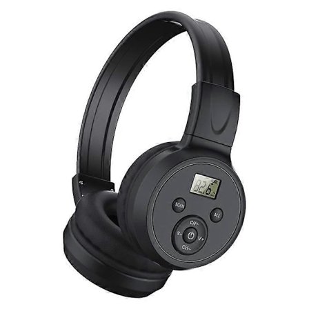 Bärbara Trådlösa FM Radio Hörlurar