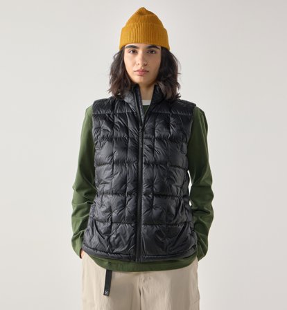 Haglöfs Hede Down Vest Women True Black - Dame - L