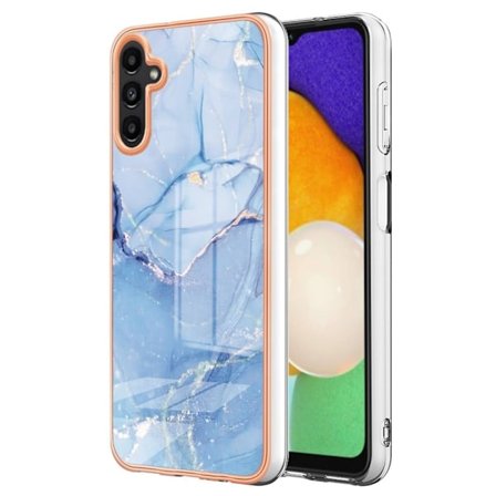 Marble Samsung Galaxy A54 Suojakotelo - Sininen
