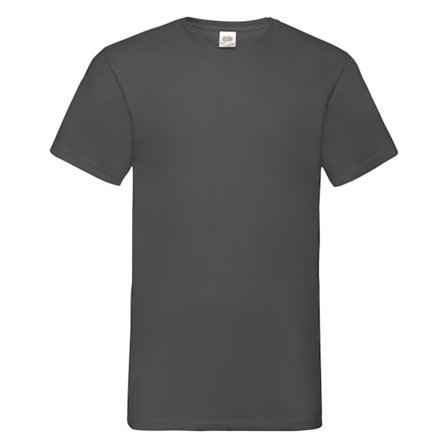 Fruit Of The Loom Mens Valueweight V-Neck, Kortärmad T-shirt