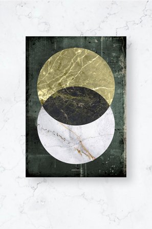 Malerifabrikken - Poster / Marble rustic / Plano - Flerfarget - Postere - Fra Homeroom