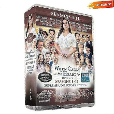 25-26 When Calls the Heart Säsong 1-11 [DVD, 27-Disc, Boxed] Ny Engelska Endast