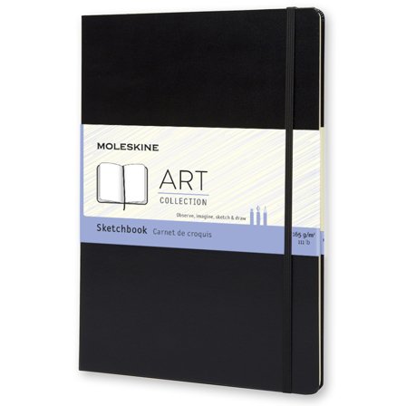 Moleskine Skitsebog ART collection A4 Sort