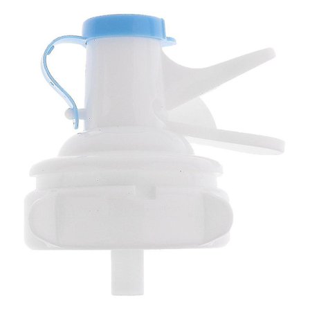 Drikkefontæneventil 55 mm Spandhane Tap Skiftebeslag Omvendt Spigot Presser Drikke Spand Dispenser (hvid+blå) (5stk)