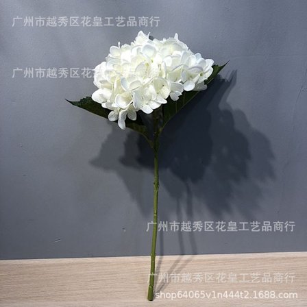 Kunstig Hortensia Bryllupsbuket Enkelt Stilke med To Blade Boligindretning