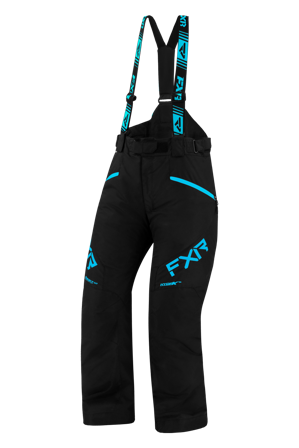 Spodnie Zimowe FXR Fresh Snow Damskie Czarny/Błękitny 4