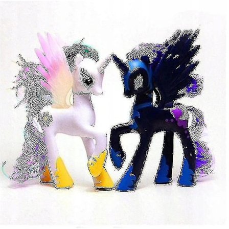 2 st My Little Pony Princess Luna Celestia Set null